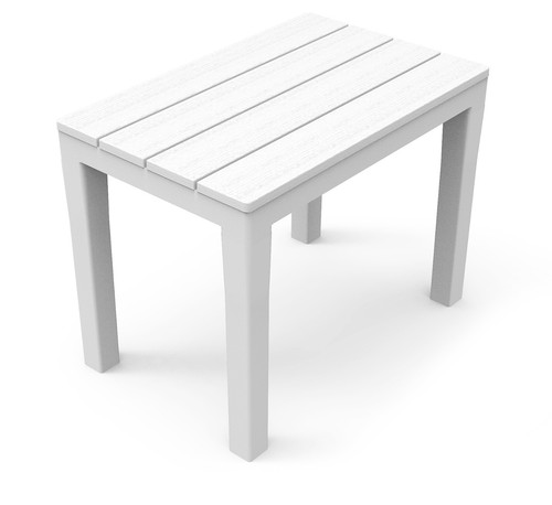 Large white plastic garden - white,