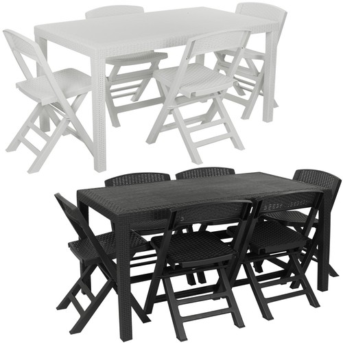 Plastic rattan patio - plastic,