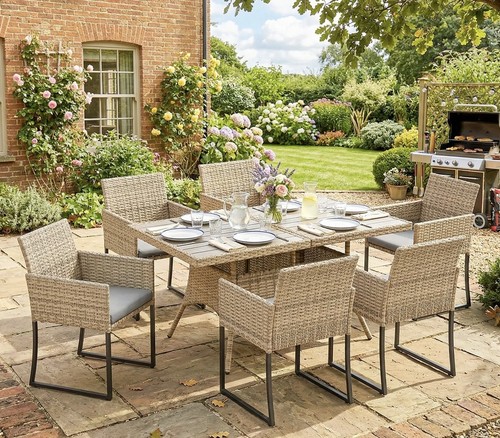 Piece rattan garden - 7,
