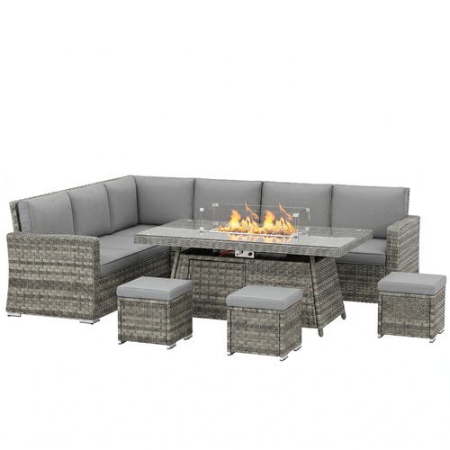 Outsunny pieces rattan - outsunny,