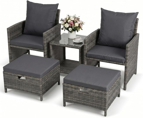 Piece rattan sofa set - set,