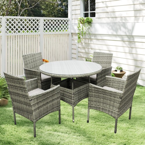 Rattan garden furniture - garden,