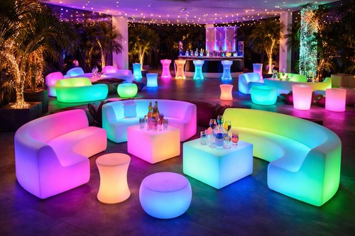 New led garden furniture - garden, set