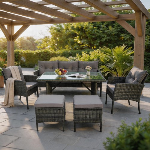Seater rattan garden - 7,
