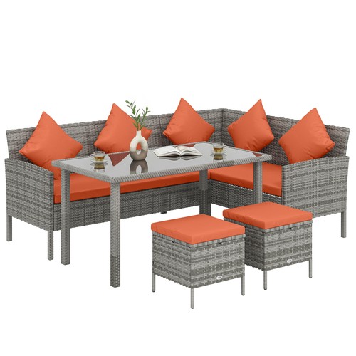 Outsunny 5pcs rattan - outsunny,