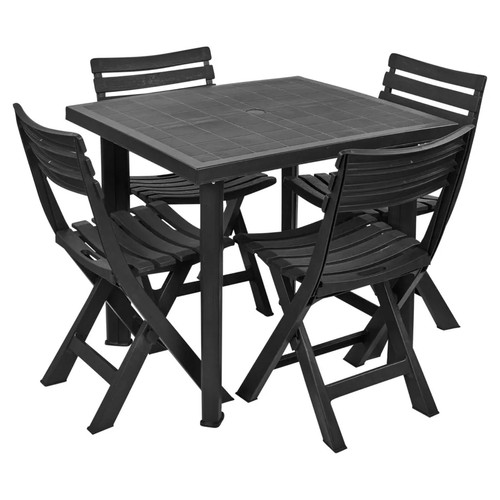 Seater black square garden - 4-seater,