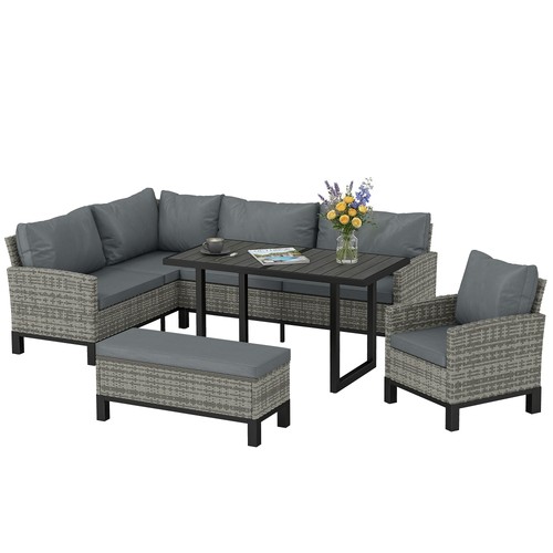 Outsunny rattan garden - outsunny,