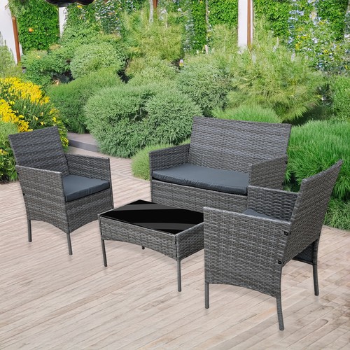 Rattan garden furniture sofa - rattan,