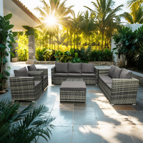 Seater rattan garden - 9,