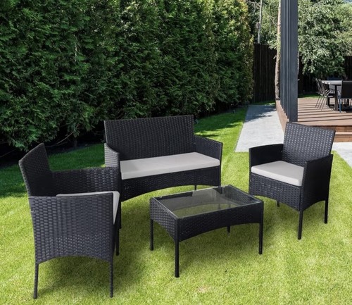 4pcs rattan outdoor garden - rattan,