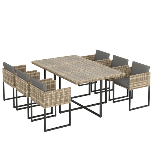 Outsunny rattan garden - rattan,