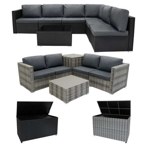 Rattan modular garden - modular,