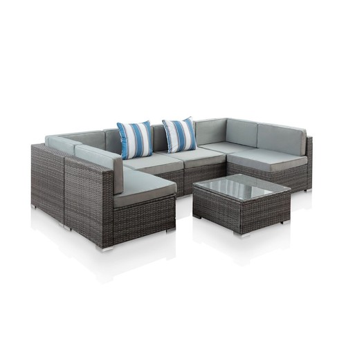Rattan patio garden sofa - rattan,
