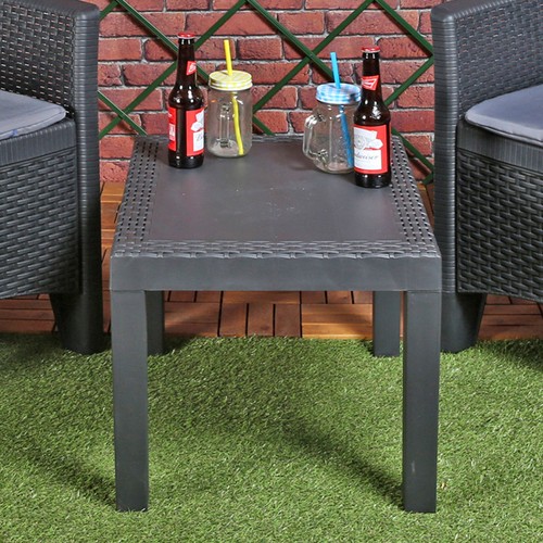 Woven look plastic garden - woven,