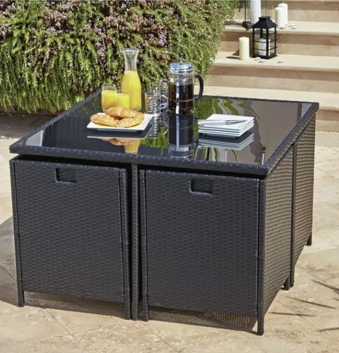 Person cube rattan - 4, garden