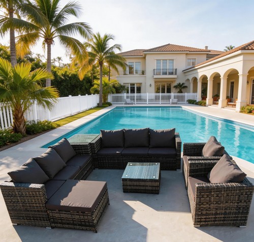 Rattan garden furniture - rattan,