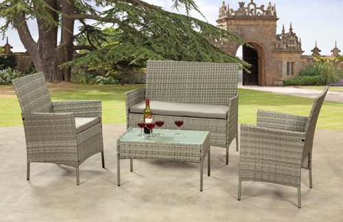 Rattan garden furniture sofa - furniture,